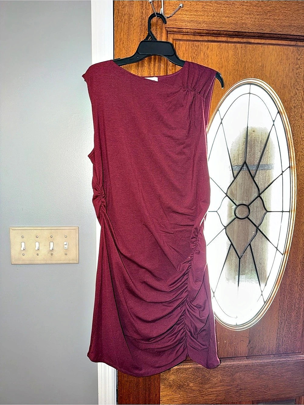 open edit Ruched Mini Dress